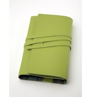 Ādas grāmatu vāks Bookchair Litera L Green
