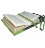 Ādas grāmatu vāks Bookchair Litera L Green