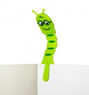 Piestiprināma grāmatu lampiņa Flexilight Bookworm Green