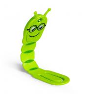 Piestiprināma grāmatu lampiņa Flexilight Bookworm Green