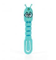 Flexilight Bookworm Teal piestiprināmā grāmatu lampa