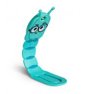 Flexilight Bookworm Teal piestiprināmā grāmatu lampa