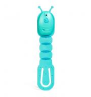 Flexilight Bookworm Teal piestiprināmā grāmatu lampa
