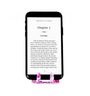Flexistand Pink Flowers lasītāju, planšetdatoru un mobilo tālruņu statīvs