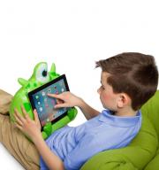 Bookmonster Air Percie Two Teeth piepūšamais grāmatu, lasāmgrāmatu vai planšetdatoru paliktnis