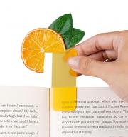 Grāmatzīme ar jautru Fruitmark Orange dizainu